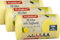 Profissimo Müllbeutel 20l mit Zugband Zitrone Dreierpack/Vorratspack (3 x 25 Stück) + Mikrofasertuch + PurLife Sticker