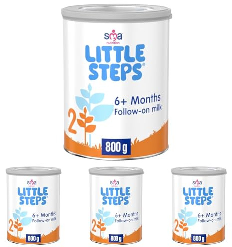 Little Steps by SMA Formula Follow On Milk 6 months+, 800g (Pack of 4)