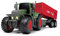 Dickie Toys 203737002 Fendt 939 Vario Spielzeugtraktor mit Fliegl Anhänger, Bauernhof Spielzeug, Heben und Senken des Fliegl TMK Anhängers, Heckklappe zum Öffnen, Licht & Sound, inkl. Batterien, 41 cm