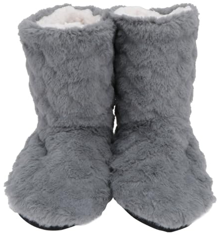 Holibanna Zapatilla 1 Par Botas De Piso De Casa s Calcetines Botas De Otoño Invierno Pelo Casa s Botines Interior: Vellón De Algodón Cerrado Padre-Hijo Botas De Nieve Calcetines Borrosos