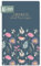 Häfft® Monatskalender 2025 A6+ Slim Flying Flowers 1 Monat auf 2 Seiten, Monatsplaner klein, Taschenkalender mit Jahres- & Ferienübersicht - nachhaltig & klimafreundlich