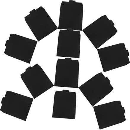 Cabilock Custodia per CD in Cartone Nero 12 Pezzi, Porta CD e Dvd Resistente Design Compatto, Organizer Multifunzionale per Biglietti di Nozze e Documenti, Protezione Sicura e Trasporto