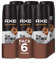 Axe Dark Temptation Deodorant für Herren, Antitranspirant, 150 ml, 6 Stück
