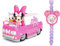Jada- Furgoneta de Minnie con Daisy- Mando a Distancia con Infrarrojos, 19 cm (253074004)