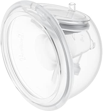 Momcozy Full Set Collector Cup for Momcozy S9 Pro/S12 Pro, NOT for S9/S12. Original S9 Pro/S12 Pro Breast Pump Replacement Accessories (180ml, with Double-Sealed Flange 24mm)