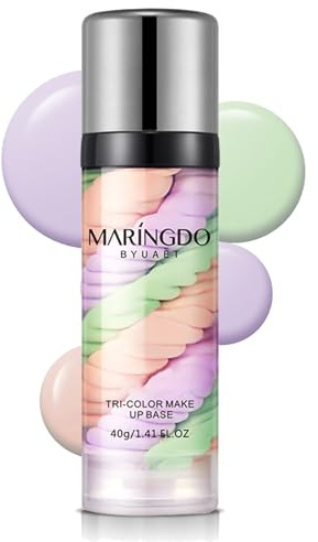 One Step Colour Corrector Face Primer Makeup, Base Face Primer To Hydrate,Protect & Refine,Correcting & Brightening Primer Serum, Oil Control Refresh Radiance,Vegan Friendly Make Up Primer 40g