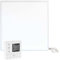 Wiltec Infrarot Deckenheizung 370 W, Infrarotheizung Deckenmontage mit LED-Beleuchtung 65,5 x 63 x 3,5 cm, Infrarot Heizung mit Thermostat