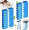 15 Piezas Recambios para Cubo Pañales, 4,5 M Recambio Papelera Pañales Resistente a Los Olores,Compatible con todas las bolsas de recarga para cubos de pañales para bebés