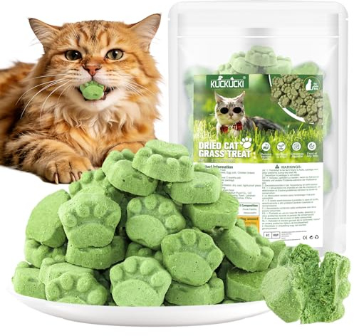 Golosina de Hierba Gatera para Gatos, 100g Snack Liofilizado con Hierba Gatera para Limpiar los Dientes