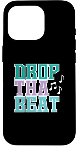 Drop Tha Beat Frase DJ Custodia per iPhone 16 Pro