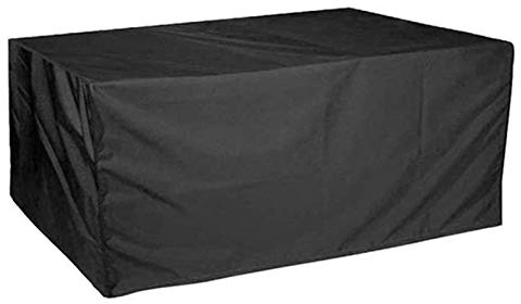ZGQ Gartenmöbel Abdeckung 1x1x1m, Wasserdichtes Schutzhülle für Garten, Abdeckhaube Schutzhülle Abdeckplane, Oxford Cloth Außen Persenning Wasserdicht Staubdicht Rattan Patio,Black