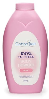 Body Powder 100% Talc Free Leaves Your Skin Soft and Smooth (Rose)