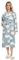 Knuffnee Fluffy Robes for Women Soft Fleece Dressing Gown Winter Warm Long Bathrobe Clouds XL