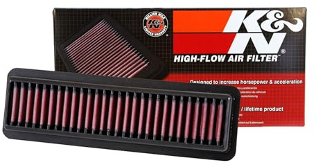 K&N 33-3048 Replacement Air Filter, Red