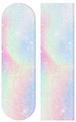 Background with Pink Glitter Hearts Skateboard Grip Tape Sheet Scooter Deck Sand Paper 9 x 33