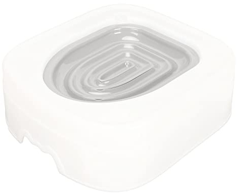 Luqeeg Kit de Formation Cat pour Toilettes, Entraîneur de Toilette Professionnel Réutilisable pour Chats, Siège de Piscines avec Plateau Bleu Supplémentaire (Gris)