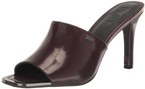 DKNY Damen Bronx Open Toe Fashion Pump Heel Sandale mit Absatz, Bordeaux Multi, 38.5 EU