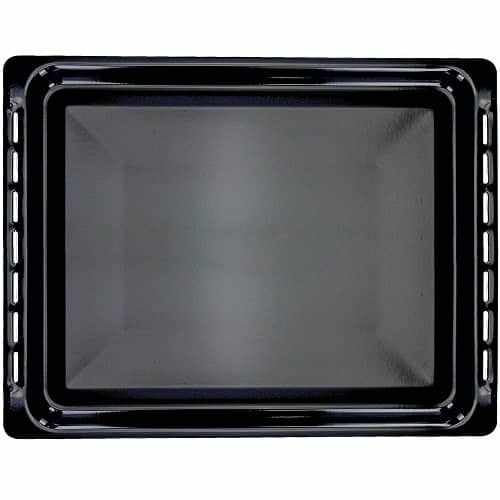CHEFZOCO Bandeja para horno, Fuente para horno, Bandeja esmaltada Horno, Bandeja modelo 82405901, Compatible con Teka HI435ME, HE720ME, HC490ME, 368 mm profundo x 460 mm ancho