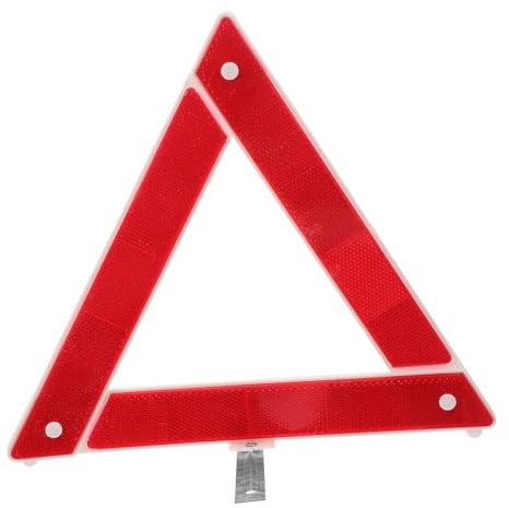 Triangle de Sécurité Routière Pliable Abs 2 Pièces pour Véhicule