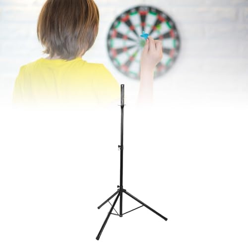 Depisuta Dartboard stand, Acciaio PP 5.7FT Professionale Dartboard Holder, Portabile pieghevole Treppiede Stand per il viaggio a casa, compatibile con tutte le