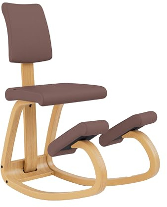 Varier Ergonomic Kneeling Chair, Rocking Knee Stool for Home Office Desk