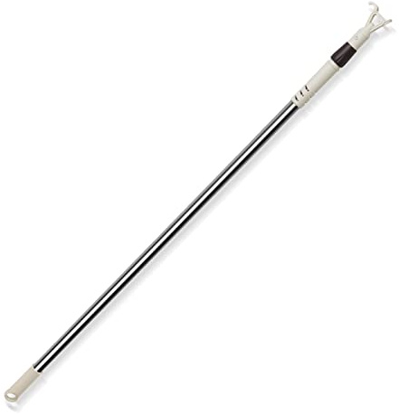 MaKefeile Tension Rod Blinds Shads Push Pull Adjustable Rod for Skylight Cordless Window Blinds and Shades,Easy to Pull The Shades Down and Up 38 to 63inch.