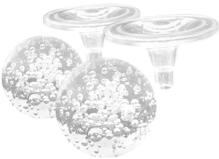 Garneck 2pcs Running Water Fountain Ornaments Crystal Ball Decoration for Living Tabletop Craft Indoor Sphere Crafts for Floating Water Fountain Display