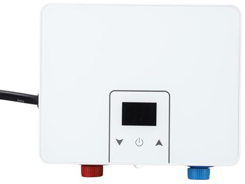 Aramox Mini Chauffe-eau 5500W Chauffe-eau sans Réservoir Chauffage Rapide Mural pour école de Cuisine, Compact