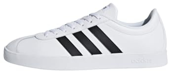 Adidas Homme VL Court 2.0 Shoes, Cloud White/Core Black/Core Black, 40 2/3 EU