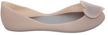 Women Ladies Flat PEEP Toe Casual Jelly Bow Slip ON Ballerina Shoes Size 3-8
