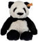 Steiff 75650 Soft Cuddly Friends Ming Panda-27 cm-Kuscheltier für Kinder – kuschelig & weich-waschbar (075650), weiß/schwarz