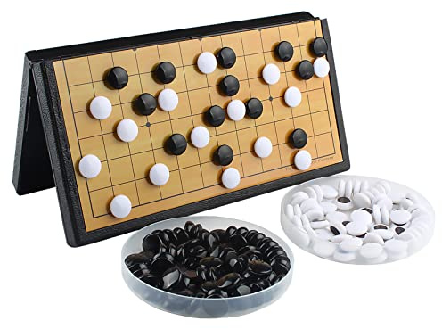 NOOLY Go Gioco Set da Viaggio, Set da Gioco Magnetico Pieghevole con Pietre Magnetiche in Plastica per Bambino Adulto (Piccolo)