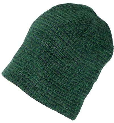 Sterntaler Baby Jungen Slouch-Beanie - Strickware Mütze Gefüttert Mit Baumwoll Fleece - Dunkelgrün, 55