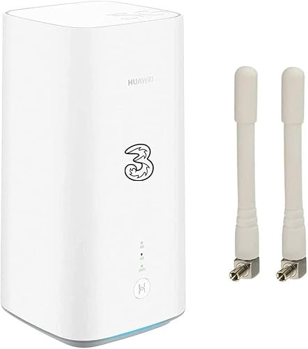 3 Network H112-370 CPE Pro 5G Home/Office Wi-Fi 6 Router. 2.33GBPS. With 2 x External Antennas. Works with any 3 Network or Smarty Sim Card. 2.4/5GHz Wi-Fi + VPN (Renewed)