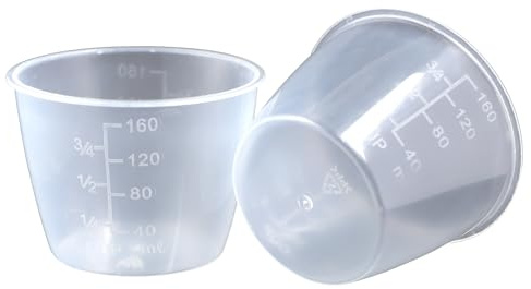 2 Pcs Rice Measuring Cups Non Stick Mixing Cups Clear Graduated Cups for Rice Cooker