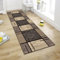 WTHYGB Teppich Läufer Flur Teppichläufer Küchenläufer Küche Teppiche rutschfest Waschbar Bettvorleger für Flur Waschküche, 60x240cm Beige