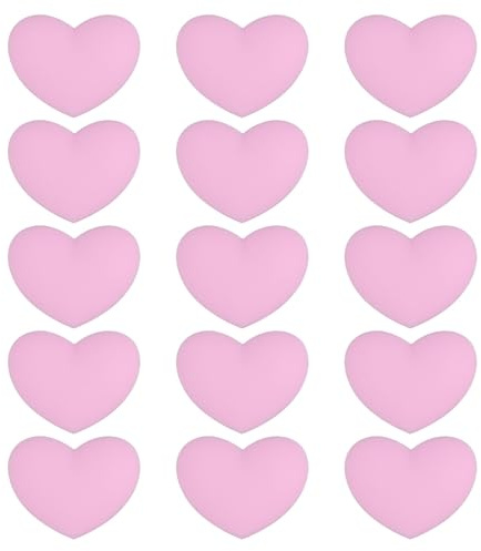Mikinona 15 Pezzi di Smorzatori di Vibrazione per Racchette da Tennis Smorzatori di Vibrazione per Racchette A Forma di Cuore