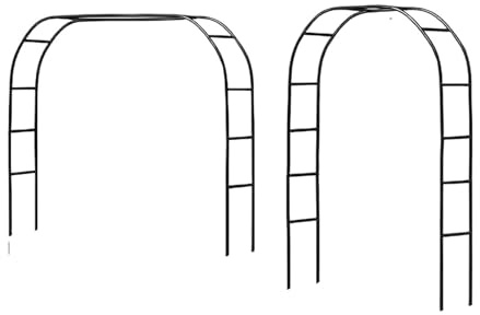 Arche de Ballon Arche de Mariage en métal, Support Fleurs, Vigne grimpante, Plantes, Base Poteau, pavillon, Toile Fond Rond 1 pièce for pour Mariage Anniversaire Noël