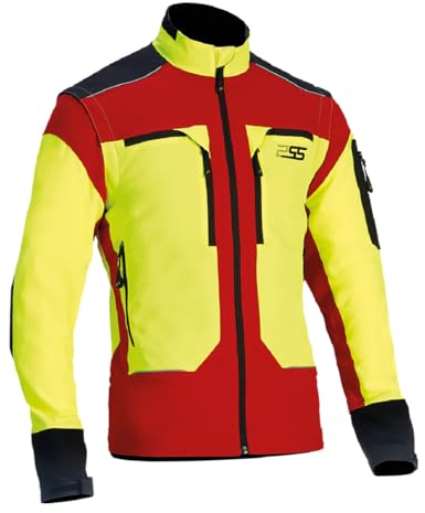PSS Funktionsjacke X-treme Vario Rot/Gelb Größe XL