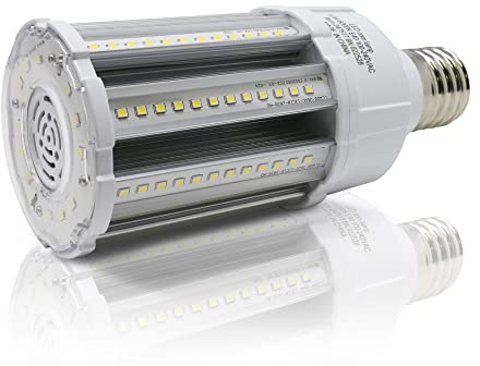 40 W E40 Lampadina LED a luce di mais, 6000 K, luce diurna (5.200 lumen) 140 lumen per Watt, angolo di irradiazione a 360°, sostituisce alogenuri metallici/figlio/HID, stadi, magazzino e fabbrica