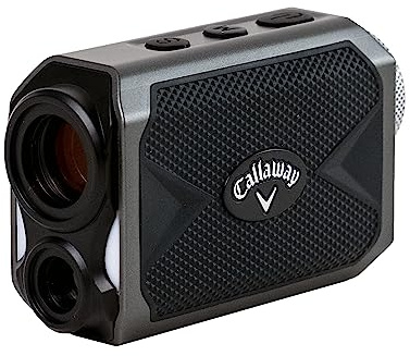 Callaway Micro Pro Golf Laser Rangefinder -Ultra Compact and Rechargeable with Magnetic Cart Mount, Standard, Gray