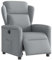 vidaXL Relaxsessel Elektrisch Hellgrau Stoff, Sessel, TV Sessel, Sessel verstellbar, Fernsehsessel, TV-Sessel, Fernsehsessel verstellbar, Sofasessel