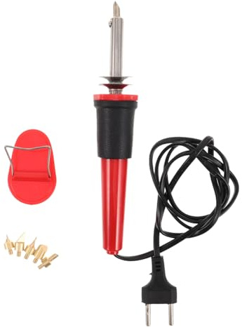 IMIKEYA Kit De Pyrogravure 7 Pièces Avec Stylo À Souder Électrique 7W Pointes De Précision Et Support Ergonomique Outil Multifonction Pour Gravure Sur Bois Et Bricolage Créatif