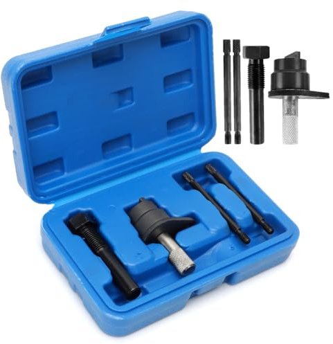 Strumenti Cinghia Distribuzione, Kit Regolazione Motore, Compatibile VW Audi Seat Skoda VAG 1.2L TSI TFSI CBZA CBZB CBZC, Bloccaggio Albero a Camme e Albero Motore OEM T10340 T10414 T10341
