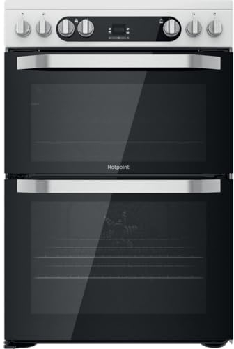 Hotpoint HDM67V9HCW/UK/1 Electric Cooker with Ceramic Hob - White - A/A Rated