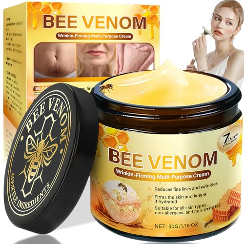 Bee Venom Wrinkle Firming Cream - Multi-purpose Skin Repair & Restoration Cream - Anti-Wrinkle, Hydrating, Nourishing Face Cream for All Skin Types