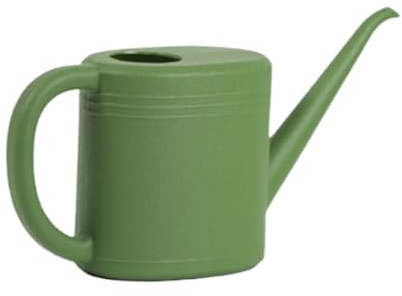 Tuxxjzm Maceta de Agua para Plantas, Jarra portátil de 1 litro, pequeña de Boquilla Larga, para Patio, hogar, jardín, balcón, Interior, Exterior, horticultura, paisajismo