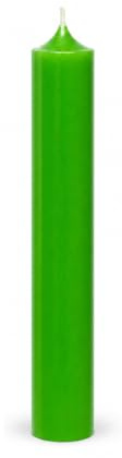 Bütic GmbH Lot de 16 bougies à tige colorées 180 mm x Ø 22 mm – Bougies à combustion sans résidu, couleur : vert