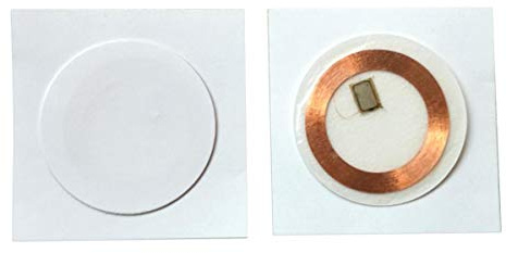 YARONGTECH 125KHZ EM4100 RFID mjukt papper klistermärke diameter 30 mm endast läsning (förpackning med 10 10)