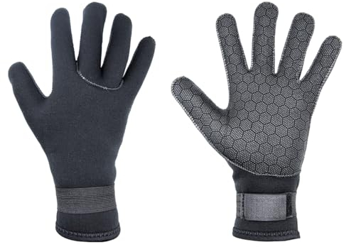 Tutuxio Neoprenhandschuhe 3mm, Tauchhandschuhe Neopren Handschuhe Schwimmhandschuhe Anti-Rutsch Thermohandschuhe Herren Damen zum Tauchen Schnorcheln Segeln Bootfahren Surfen Kajakfahren